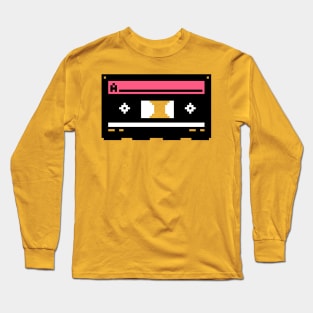 8-Bit Cassette Tape Long Sleeve T-Shirt